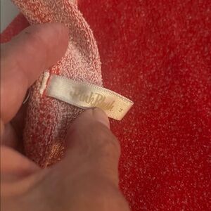 Pinkblush Vibrant Red Knit Top